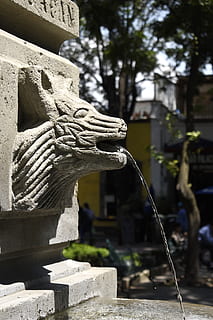 cdmx, fonte, Messico, arte e artigianato, scultura, statua, rappresentazione, architettura, concentrarsi sulle conoscenze acquisite, creatività, giorno, struttura costruita, mestiere, nessuno, rappresentazione umana, natura, storia, il passato, solido, materiale lapideo, religione, avvicinamento, credenza, all'aperto, 5K, CC0, dominio pubblico, privo di copyright