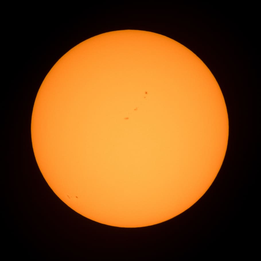 eclipsi, 2017, sol, taques, espai, astronomia, color taronja, forma geomètrica, ciència, cel, sistema solar, cercle, cap gent, forma, naturalesa, exploració espacial, a l'aire lliure, bellesa a la natura, fons negre, groc, escenics - natura, 1080P