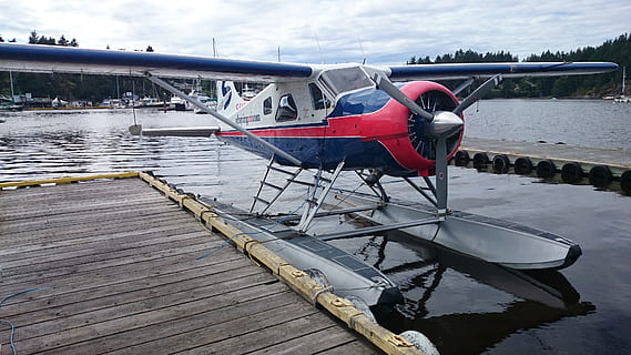 Wasserflugzeug, Salzfrühlingsinsel, Dock, Kanada, Transport, Transportmittel, Wasser, Wasserfahrzeug, Tag, Himmel, Natur, wolke - himmel, festgemacht, keine Leute, Holz - Material, Luftfahrzeug, draußen, See, Reflexion, Seebrücke, Flugzeug, Seil, 4K, CC0, gemeinfrei, lizenzfrei