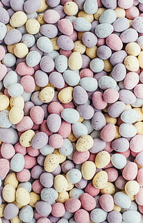 colorful, eggs, shell, large group of objects, abundance, backgrounds, multi colored, full frame, high angle view, no people, food and drink, food, choice, still life, variation, day, egg, freshness, directly above, close-up, pink color, sweet food, outdoors, temptation, pebble, 4K, CC0, public domain, royalty free
