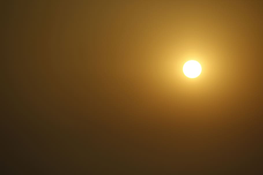 Dom, por do sol, céu, tarde, leve, beleza na natureza, amarelo, copie o espaço, ninguém, tranquilidade, cor laranja, natureza, scenics - natureza, ao ar livre, cena tranquila, brilhando, luz solar, majestoso, Eclipse solar, brilhante, forma geométrica, espaço, eclipse, luar, iluminado, luminosidade, 5K