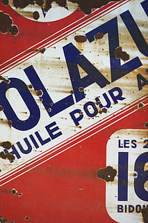 sheet, shield, rusty, old, communication, red, text, no people, close-up, western script, mode of transportation, sign, day, number, transportation, full frame, white color, outdoors, metal, nautical vessel, high angle view, capital letter, guidance, 5K, CC0, public domain, royalty free