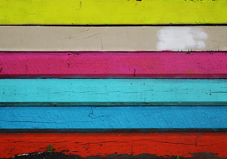 sfondo, modello, colore, blu, caratteristica della parete, dipingere, sfondi, fotogramma intero, architettura, nessuno, multicolore, legno - materiale, struttura costruita, giorno, dipinto, all'aperto, esterno dell'edificio, rosso, avvicinamento, parete, strutturato, a strisce, viola, ondulato, color turchese, box auto, 4K, CC0, dominio pubblico, privo di copyright