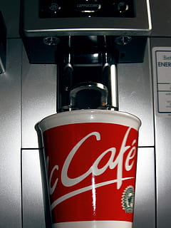 Kaffee, Tasse, rot, Zeichen, Kommunikation, Text, Nahansicht, drinnen, Warnschild, keine Leute, Container, Sicherheit, Getränk, Essen und Trinken, Erfrischung, Flasche, Metall, westliche Schrift, Notfallausrüstung, Schutz, 720P, CC0, gemeinfrei, lizenzfrei
