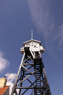 holde øje, tårn, blå, Sky, skyer, faciliteter, Danmark, himmel, arkitektur, bygget struktur, lav vinkel visning, natur, bygning udvendig, sky - himmel, dag, ingen mennesker, udendørs, vandtårn - opbevaringstank, udkigstårn, teknologi, sikkerhed, metal, sollys, beskyttelse, meddelelse, 4K, CC0, offentligt domæne, royaltyfrie