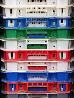 cutii, grămadă, morman, plastic, colorate, ambalaje, multi colorate, consecutiv, nici o persoana, roșu, zi, alegere, albastru, în interior, grup mare de obiecte, model, culoare alba, aranjament, gol, transport, Culoarea verde, arhitectură, Ordin, 4K, CC0, domeniu public, fără drepturi de autor