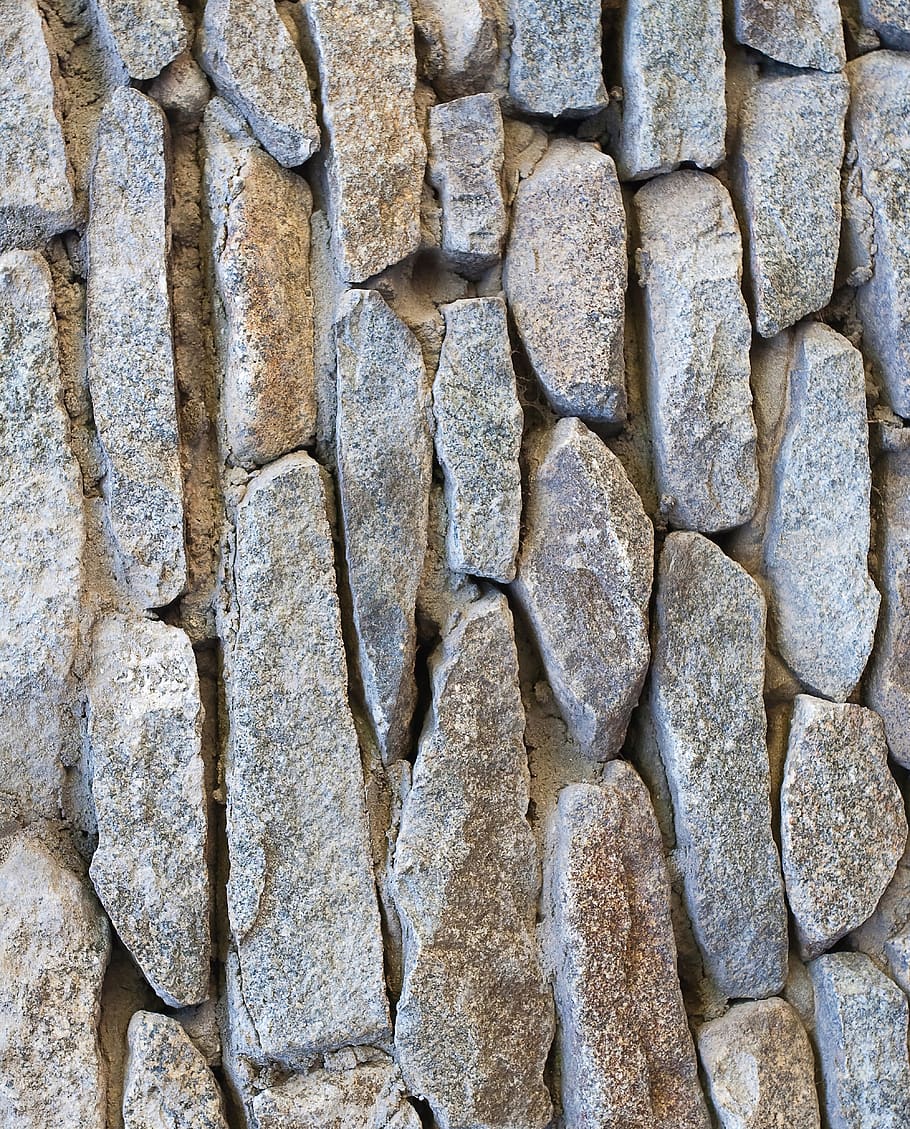 textura, pierre, roche, paret, marc complet, fons, sòlid, patró, arquitectura, cap gent, paret de pedra, estructura construïda, funció de construcció de parets, dia, aspre, primer pla, material de pedra, vell, gran grup d'objectes, pedra - objecte, gris, història, 4K