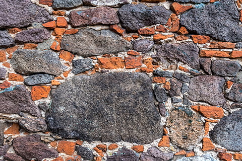 parete, pietra, struttura, sfondo, muri, modello, mattoni, rovinare, muro di pietra, opere murarie, escursioni a piedi, strutturato, solido, sfondi, fotogramma intero, nessuno, ruvido, giorno, roccia, struttura costruita, architettura, roccia - oggetto, pietra - oggetto, grigio, avvicinamento, all'aperto, caratteristica della parete, materiale lapideo, durezza, calcestruzzo, mattone, cemento, 2K, CC0, dominio pubblico, privo di copyright