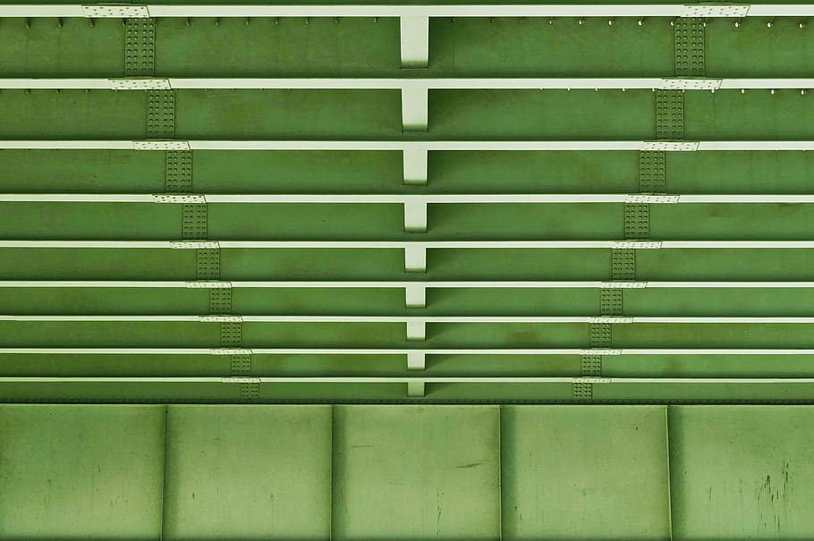 textura, fons, patró, geomètric, just, estructura, pont, pilar, verd, Colònia, pont severin, Rin, cap gent, color verd, en fila, marc complet, primer pla, seguretat, repetició, material de fusta, planta, arquitectura, protecció, a l'interior, indústria, ratlles, full, fulla de palma, 4K