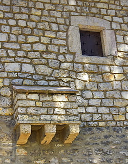 bygning, arkitektur, facade, vindue, struktur, sten-, bygget struktur, bygning udvendig, væg, ingen mennesker, dag, Stenmur, lav vinkel visning, murbygningsfunktion, gammel, udendørs, solid, fortiden, murstens væg, mønster, stenmateriale, mursten, historie, 4K, CC0, offentligt domæne, royaltyfrie