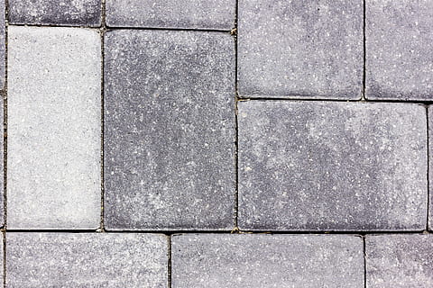 pattern, random, tile, design, texture, geometric, mosaic, decorative, shape, grid, geometry, backgrounds, full frame, textured, no people, footpath, gray, stone material, paving stone, day, wall - building feature, stone, built structure, rough, solid, wall, close-up, rectangle, outdoors, concrete, flooring, stone wall, 5K, CC0, public domain, royalty free
