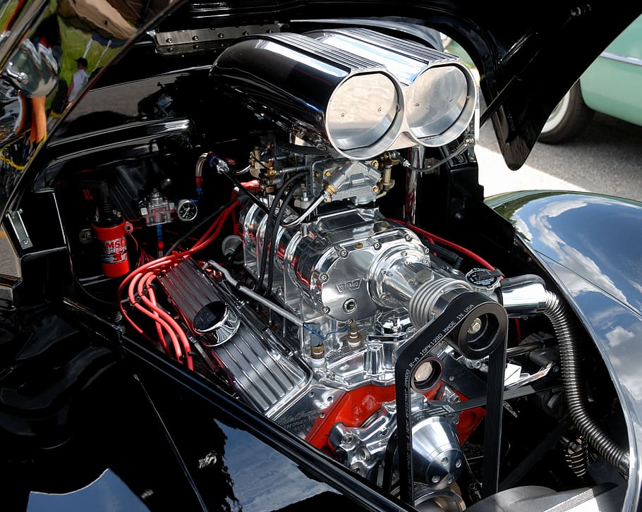 motore dell'auto, alte prestazioni, su misura, cromo, velocità, motore, auto, veicolo, il motore, prestazione, mezzi di trasporto, energia, automobile, tecnologia, macchina, metallo, meccanico, ingegneria, metallico, brillante, mostrare, cilindro, nuovo, modo di trasporto, veicolo a motore, veicolo terrestre, motociclo, macchinario, avvicinamento, vista dall'alto, parte del veicolo, nessuno, giorno, parte della macchina, all'aperto, riflessione, rosso, color argento, 2K