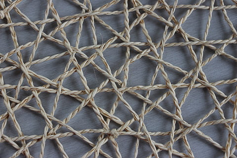 Probe, abstrakt, Struktur, Hintergrund, Textur, Oberfläche, Material, Hintergründe, Vollbild, keine Leute, Muster, Nahansicht, Stillleben, Textil-, direkt darüber, Seil, Komplexität, Wiederholung, texturiert, Verbindung, drinnen, Blau, High Angle View, Design, braun, Tag, verheddert, 5K, CC0, gemeinfrei, lizenzfrei