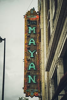 ușoară, Statele Unite, mayan cinema, cale, alimente, masă, magazin, în interior, design interior, iconic, Nosta, nostalgic, școală veche rece, vulpe, fox cinemas, denver, semn de cinema, Statele Unite ale Americii, vechi cinema, casa perete, arhitectură, construită, exteriorul clădirii, vedere unghiulară joasă, nici o persoana, oraș, cer, clădire, semn, zi, în aer liber, natură, turn, comunicare, destinații de călătorie, pod, semnal rutier, pod - om construit, 4K, CC0, domeniu public, fără drepturi de autor