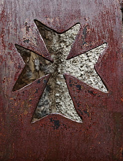 attraversare, struttura, forma, cartello, forma celtica, celtico, metallo, design, arrugginito, avvicinamento, nessuno, fotogramma intero, sfondi, vecchio, intemperie, giorno, strutturato, all'aperto, abbandonato, Marrone, declino, natura, caratteristica della parete, mestiere, arte e artigianato, corri giù, 4K, CC0, dominio pubblico, privo di copyright