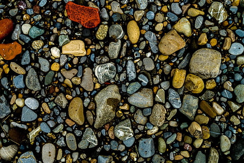 patró, textura, rock, pedra, marc complet, fons, gran grup d'objectes, sòlid, pedra - objecte, cap gent, abundància, còdols, dia, directament a sobre, vista d’angle alt, naturalesa, a l'aire lliure, multicolor, variació, primer pla, 1080P, CC0, domini públic, lliure de regalies