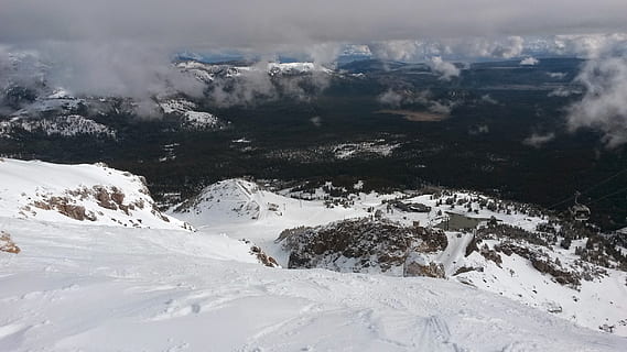 mammut, montagna, vertice, la neve, temperatura fredda, inverno, ambiente, scenics - natura, paesaggio, bellezza nella natura, natura, nuvola - cielo, nessuno, cielo, nebbia, giorno, all'aperto, montagna innevata, scena tranquilla, la tranquillità, viaggio, picco di montagna, 2K, CC0, dominio pubblico, privo di copyright