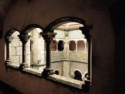 vindue, hof, facade, bygning, arkitektur, bygget struktur, bue, historie, fortiden, bygning udvendig, ingen mennesker, arkitektoniske kolonne, gammel, dag, udendørs, religion, natur, arkade, rejsemål, sted for tilbedelse, gamle civilisation, søjlegang, udsmykkede, buet, 2K, CC0, offentligt domæne, royaltyfrie