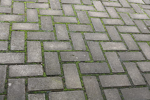 mønster, sten-, brosten, terning, sti, etage, mursten, fortov, avenue, baggrunde, fuld ramme, tekstureret, ingen mennesker, høj vinkel visning, dag, grå, design, gentagelse, gade, stenmateriale, udendørs, form, solid, geometrisk form, 2K, CC0, offentligt domæne, royaltyfrie