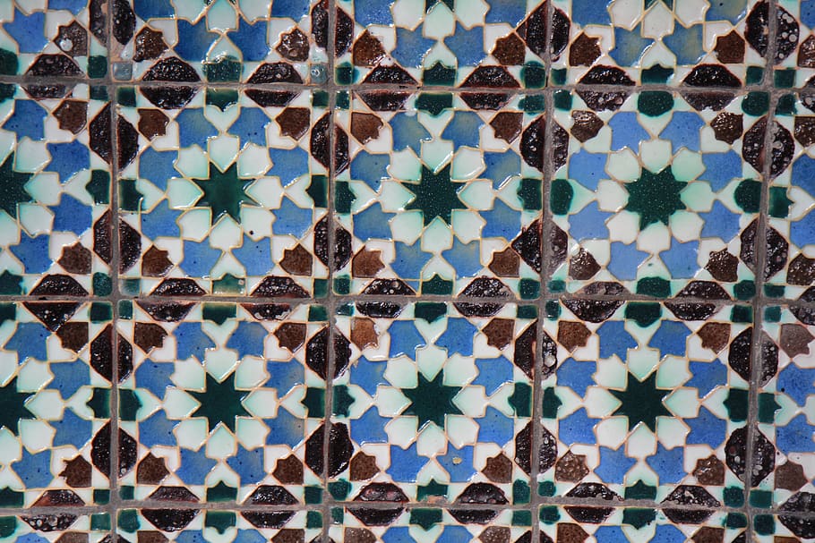 azulejo, vzor, dlaždice, abstraktní, Pozadí, design, dekorace, arabština, sintra, Portugalsko, celý rám, nikdo, tvořivost, vícebarevné, výběr, detail, variace, uvnitř, den, umění a řemesla, modrý, květinový vzor, bok po boku, opakování, v řadě, tvar, geometrický tvar, 5K