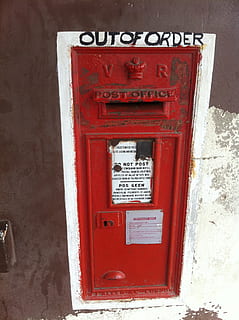 inviare, disfunzione, non funziona, servizio, testo, comunicazione, cassetta postale, rosso, sceneggiatura occidentale, posta, nessuno, caratteristica della parete, casella di posta pubblica, corrispondenza, avvicinamento, giorno, lettera, architettura, struttura costruita, vecchio, all'aperto, copione, sceneggiatura non occidentale, Messaggio, 2K, CC0, dominio pubblico, privo di copyright