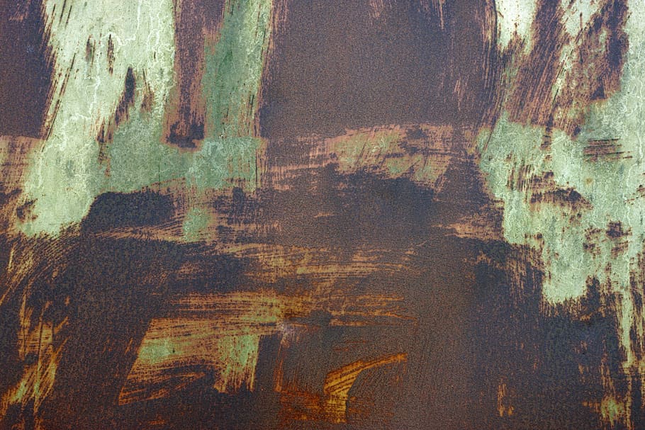 estrutura, metal, ferrugem, velho, intemperizado, padronizar, ferro, textura, superfície, material, origens, quadro completo, ninguém, arte e Artesanato, texturizado, pintura, criatividade, pinturas, rude, fechar-se, abstrato, pintado, efeito texturizado, ao ar livre, natureza, dia, sujeira, efeito multi-camadas, 4K