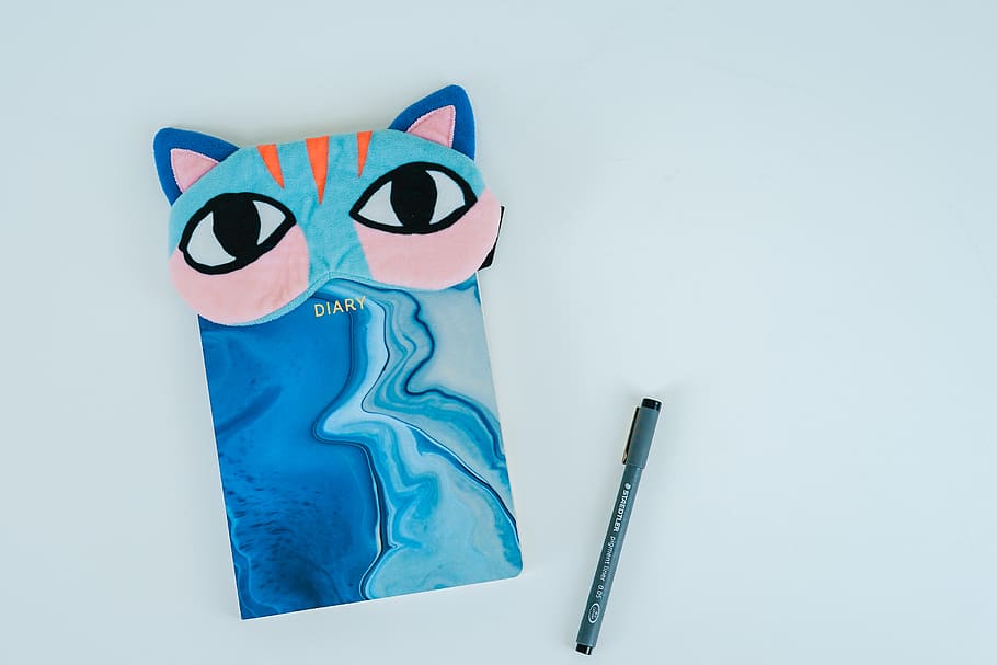 kunst, legetøj, porcelæn, keramik, pen, maling beholder, grafik, tegning, pattedyr, dyr, kæledyr, kat, markør, lærred, mønster, floral design, krukke, moderne kunst, doodle, plet, blå, studio skud, indendørs, ingen mennesker, stilleben, kreativitet, hvid baggrund, Kunst og håndværk, tæt på, høj vinkel visning, direkte over, bord, kopiere plads, hvid farve, håndværk, multi farvet, repræsentation, valg, papir, træ - materiale, 2K