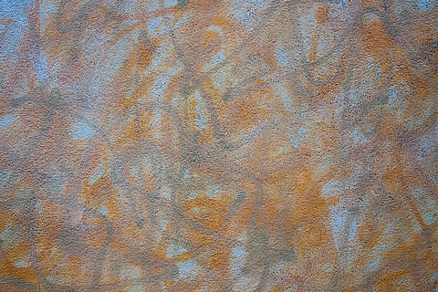 Textur, Rost, alt, texturiert, Hintergründe, Muster, keine Leute, Vollbild, braun, Nahansicht, Rau, Tag, Blau, orange Farbe, Wandbau - Funktion, Kunst und Handwerk, draußen, abstrakt, natürliches Muster, Metall, Natur, Menschen gemacht Objekt, 5K, CC0, gemeinfrei, lizenzfrei