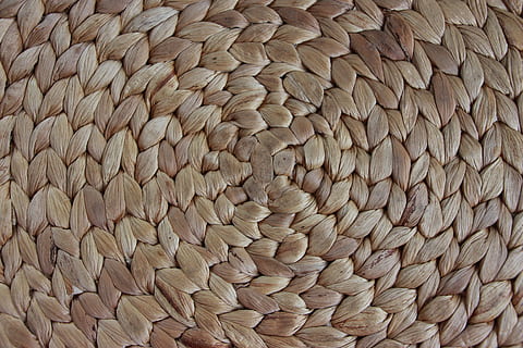 Struktur, Probe, Textil-, abstrakt, Muster, Vollbild, Hintergründe, Nahansicht, texturiert, Korbweide, Korb, große gruppe von gegenständen, keine Leute, braun, Wiederholung, drinnen, gestalten, Stillleben, Fülle, Kunst und Handwerk, Container, Design, Geometrische Figur, verflochten, konzentrisch, 5K, CC0, gemeinfrei, lizenzfrei