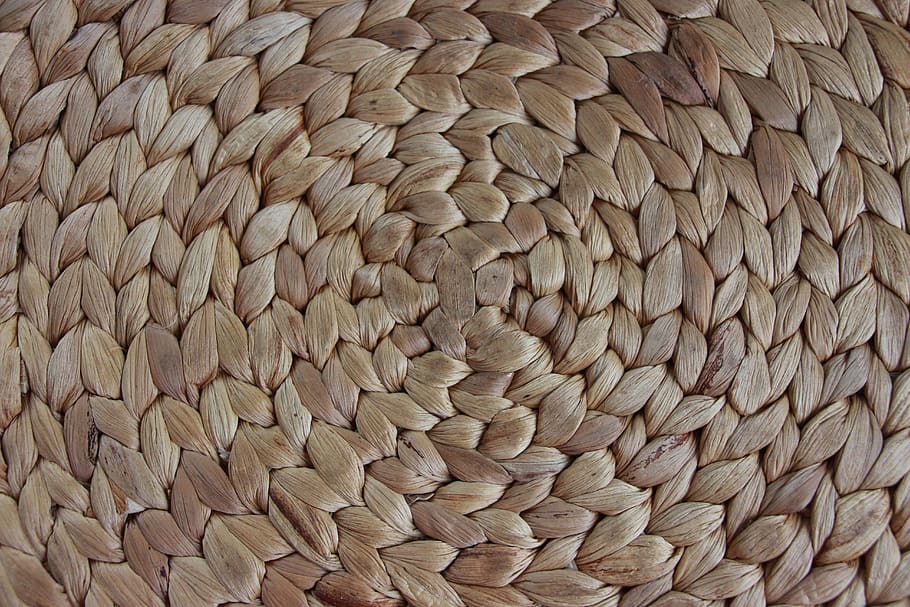 Struktur, Probe, Textil-, abstrakt, Muster, Vollbild, Hintergründe, Nahansicht, texturiert, Korbweide, Korb, große gruppe von gegenständen, keine Leute, braun, Wiederholung, drinnen, gestalten, Stillleben, Fülle, Kunst und Handwerk, Container, Design, Geometrische Figur, verflochten, konzentrisch, 5K